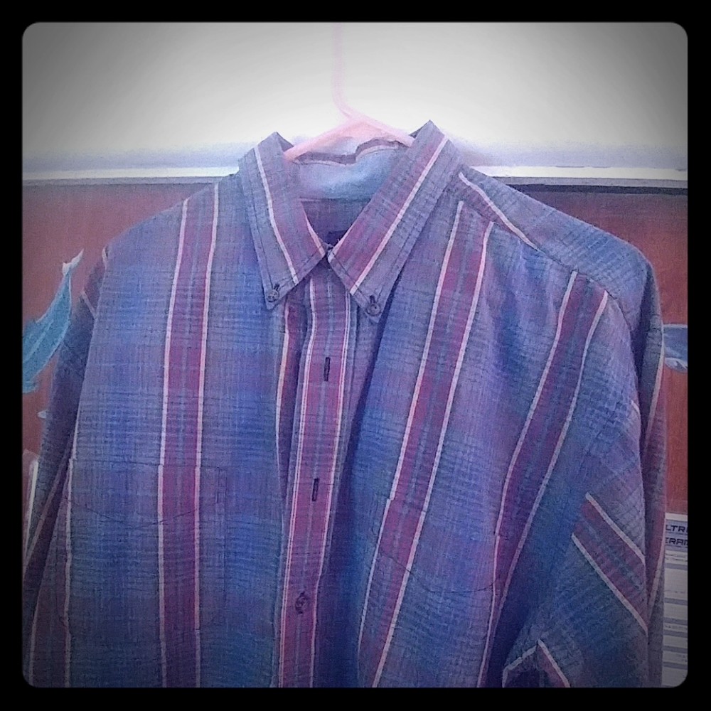 Men's long sleeve button down shirt